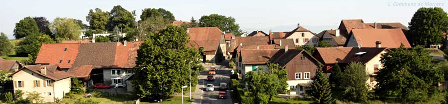 Banni&egrave;re centre de Morrens
